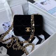 AS3442 Mini Flap Bag In Velvet