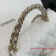 AP3238 White Grained Calfskin Gold Tone Metal