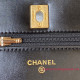 AP3240 Black Shiny Calfskin Gold Tone Metal