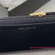 AP3009 Black Lambskin Gold Tone Metal