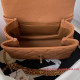 AS3580 Caramel Grained Calfskin Gold Tone Metal