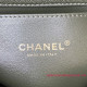 AS3580 Dark Green Grained Calfskin Gold Tone Metal