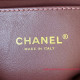 AS3580 Red Grained Calfskin Gold Tone Metal