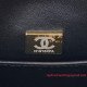 AS3649 Black Patent Calfskin Gold Tone Metal