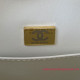 AS3649 White Goat Skin Gold Tone Metal