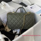 AS3653 Small Flap Bag With Top Handle